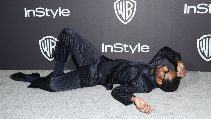 Lakeith Stanfield attends the InStyle and Warner Bros. Golden Globes After Party 2019 on January 6, 2019 in Beverly Hills, California.